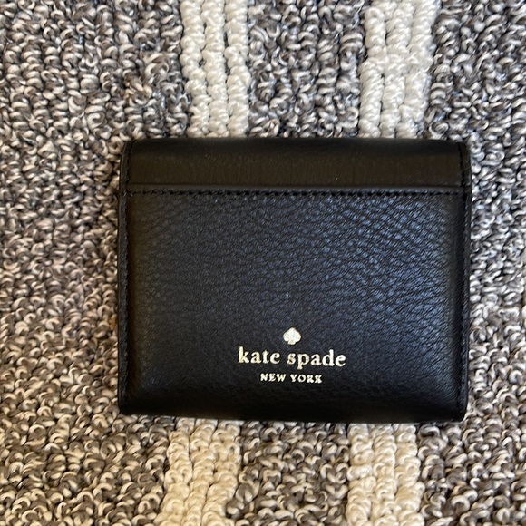 Kate Spade Marti Small Flap Wallet Black - Picture 8 of 16